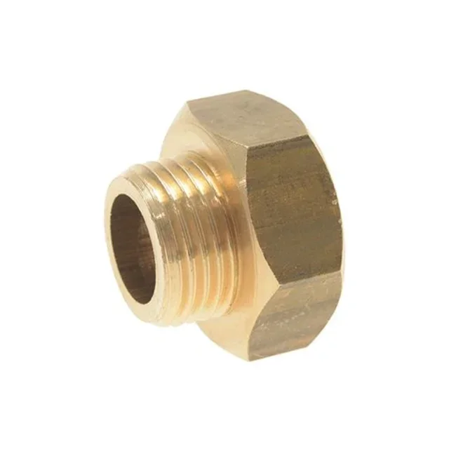 Reduzierstück Adapter Außengewinde 1/2" - Innengewinde 3/4" für Gasfritteuse