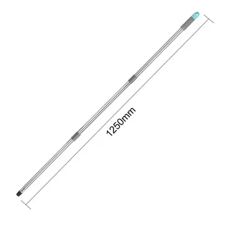 Teleskopstiel für Mikrofaserwischer - Verstellbare Verlängerung 120-180cm, Ergonomischer Leichter Aluminiumgriff, Kompatibel mit Allen Wischmopköpfen