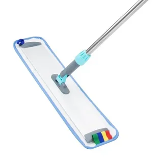 Teleskopstiel für Mikrofaserwischer - Verstellbare Verlängerung 120-180cm, Ergonomischer Leichter Aluminiumgriff, Kompatibel mit Allen Wischmopköpfen