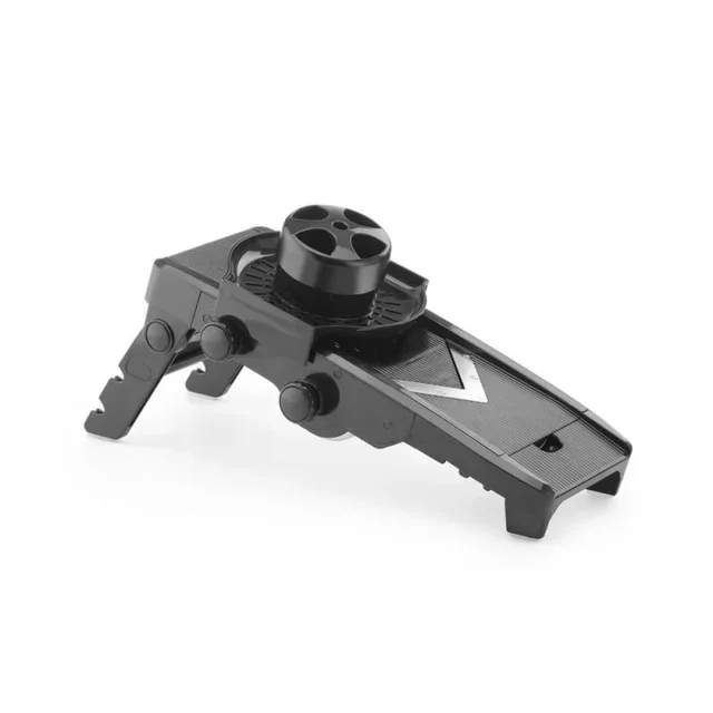 Adjustable V-Slicer Mandoline with 5 Stainless Steel Multifunction Blades