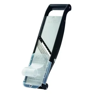 Mandolina de Acero Inoxidable con Empujador Cómodo - Juego de 2 Cuchillas Juliana