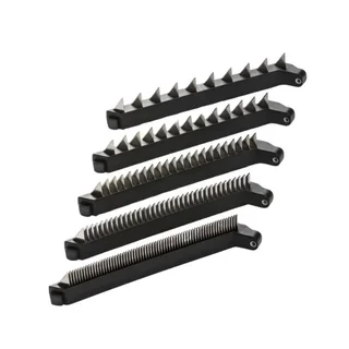 Stainless Steel Professional Kitchen Mandoline - Ergonomic Non-Slip Base + Safety Pusher and 2 Julienne Accessories