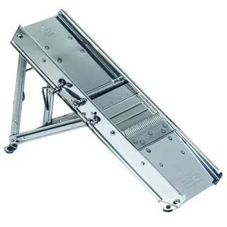 Professional Kitchen Mandoline with Safety Slicer - Adjustable Blades 3mm and 10mm