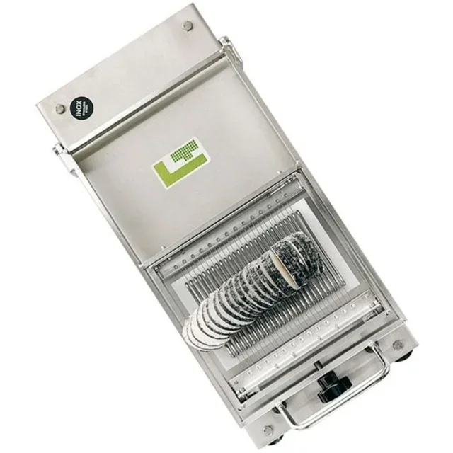 Mini Chitarra in Acciaio Inox per Taglio Prodotti Tondi - Spessore Fetta 5 mm