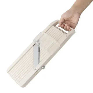 Mandolina Japonesa Formato Jumbo con Empujador de Seguridad Integrado