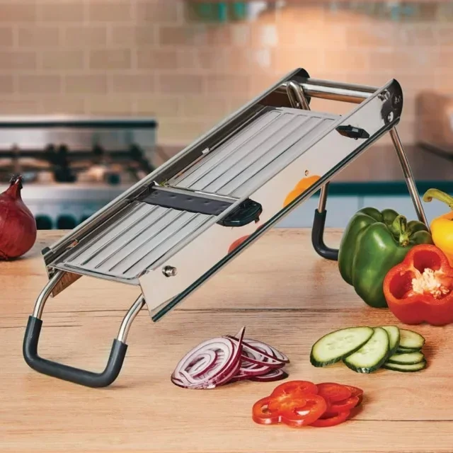 Mandolina Multifunción con Carrito Protector