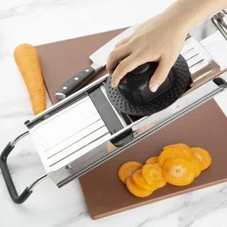 Mandolina Multifunción con Carrito Protector