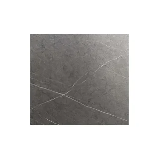 Tavolo Alto Infinity 70x70 cm Base Sabbia e Piano Midnight Marble
