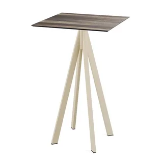 Mange-Debout Infinity Structure Sable et Plateau Tropical Wood 70x70 cm