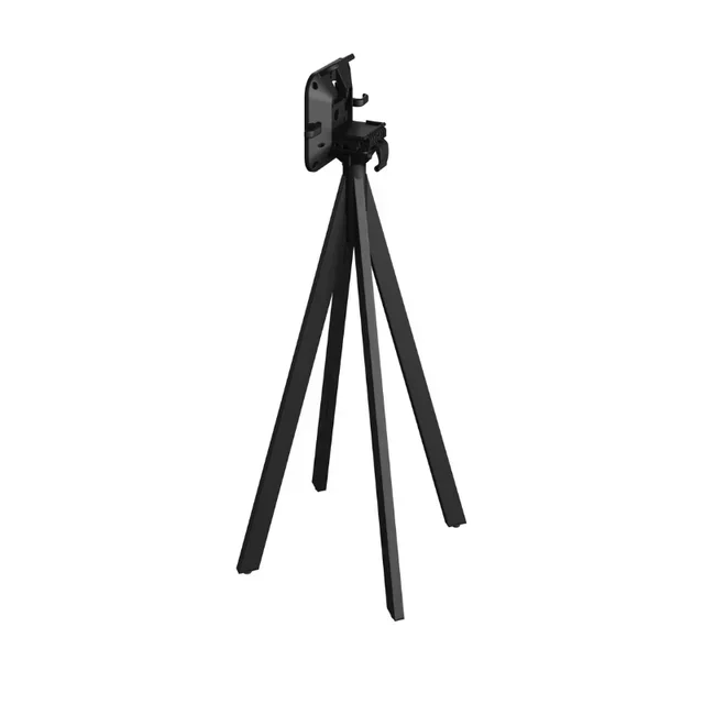 Infinity Tripod 4-Leg Standing Table HPL Galaxy Marble Top Ø 70 cm