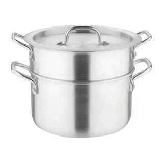 4 Liter Aluminium Bain-Marie Topf - Sanftes & Präzises Garen