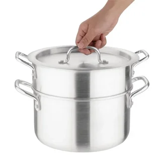 4 Liter Aluminium Bain-Marie Topf - Sanftes & Präzises Garen