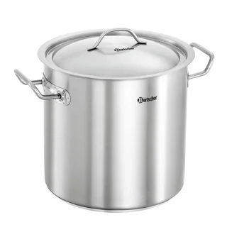 Stainless Steel Induction Stock Pot 11 Liters - Large Capacity