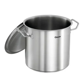 Stainless Steel Induction Stock Pot 11 Liters - Large Capacity