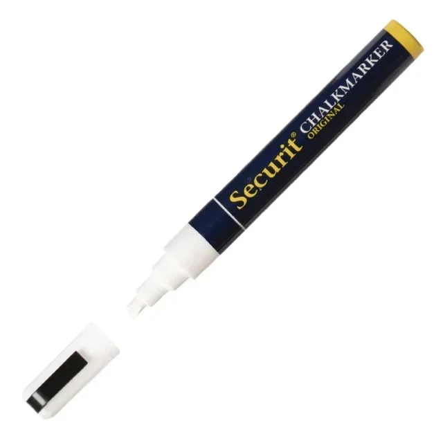 6mm White Round Tip Chalk Marker Erasable