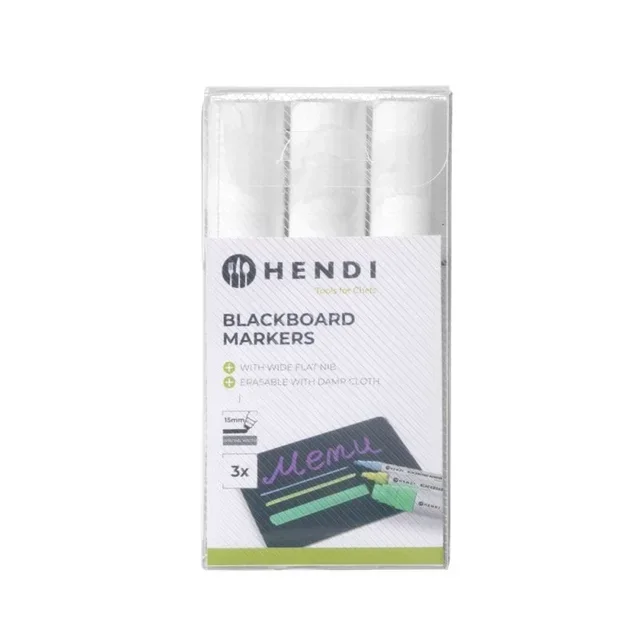 Colored Liquid Chalk Markers - Set of 3