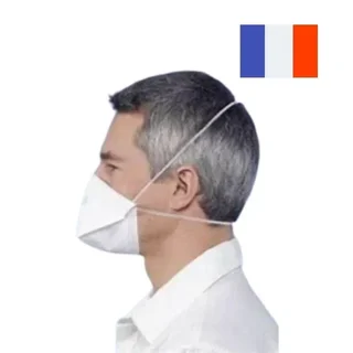 FFP2 Masks Made in France - Pack of 40 units - Certified Respiratory Protection