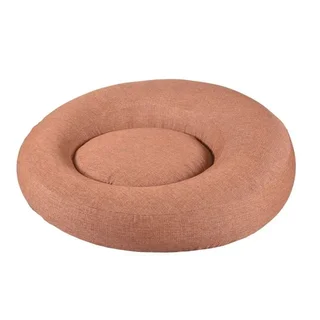Round Inflatable Mattress Rondo Terracotta Color