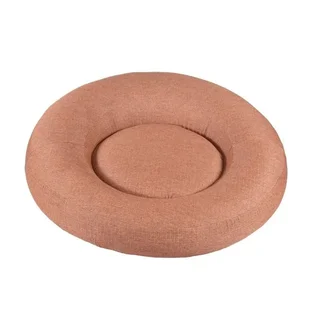 Round Inflatable Mattress Rondo Terracotta Color