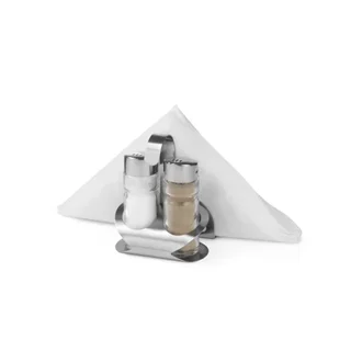 3-in-1 Table Caddy: Salt, Pepper & Napkin Holder