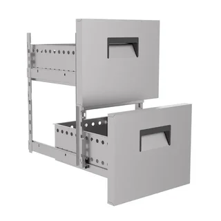 2-Drawer Cabinet for Beverage Refrigerator