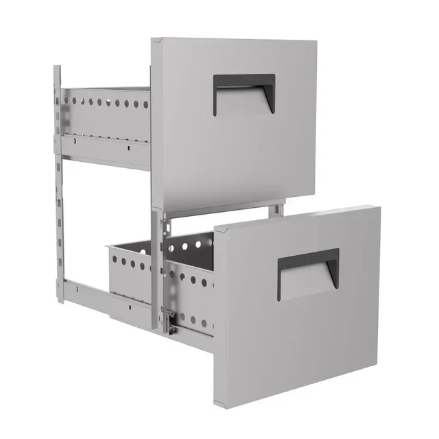 2-Drawer Cabinet for Beverage Refrigerator