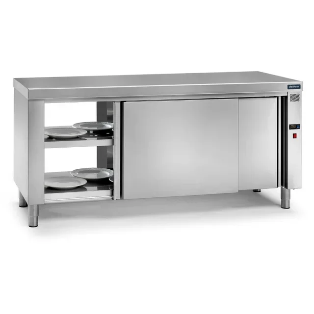 Double-Sided Heated Cabinet 1200x700x850 - Central Serving Station