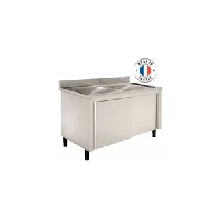 2-Basin Sink Unit + Right Drainer - 700 Series
