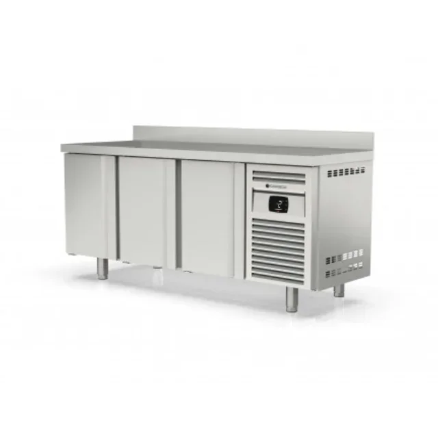 1-Bowl Sink Unit with Splashback and 3 Doors - Width 600 mm - Length 2020 mm