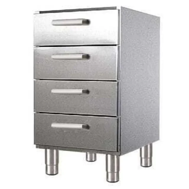 Armário de Arrumação Baixo 4 Gavetas - Sem Tampo