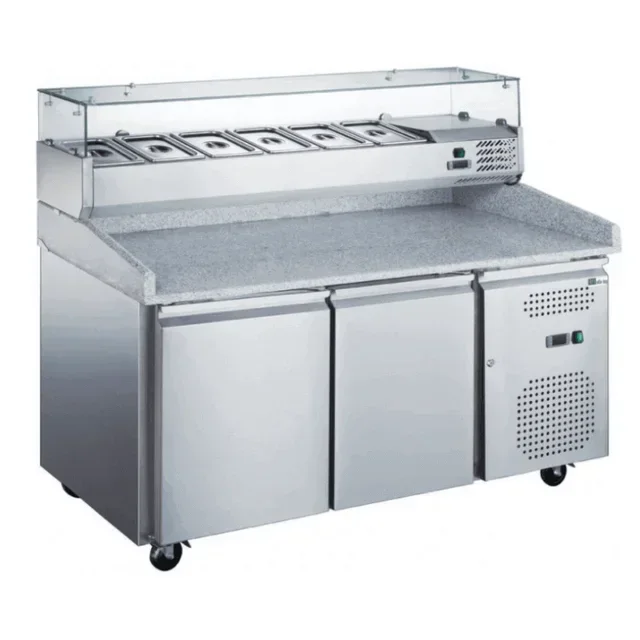 2-Door Refrigerated Pizza Display Case