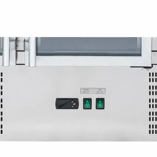 Meuble Réfrigéré à Pizza Compact 3 Portes Vitrées