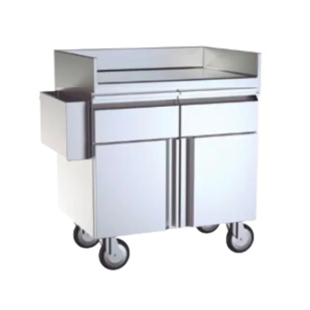 Mobile da Esterno con Pannelli Laterali - 2 Ante 2 Cassetti - L 1000 x P 600 mm