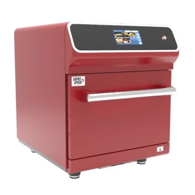 Micro-Ondes Combiné Four à Convection 2 en 1 - Finition Rouge