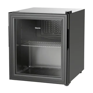 Pequeño Refrigerador con Puerta de Cristal 46 L - Minibar con Puerta Transparente