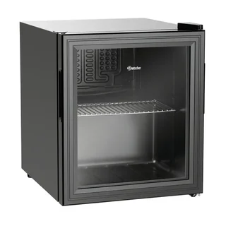 Pequeño Refrigerador con Puerta de Cristal 46 L - Minibar con Puerta Transparente