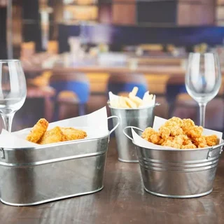 Cubeta Metálica Redonda Pequeña