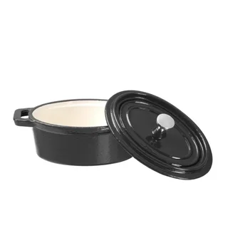 Cocotte Oval Miniatura em Ferro Fundido Esmaltado