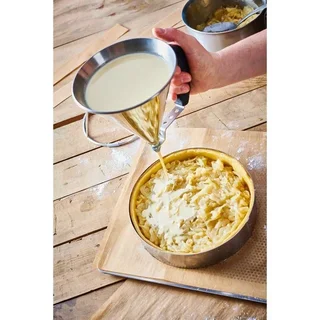 Stainless Steel Automatic Piston Funnel - 800ml