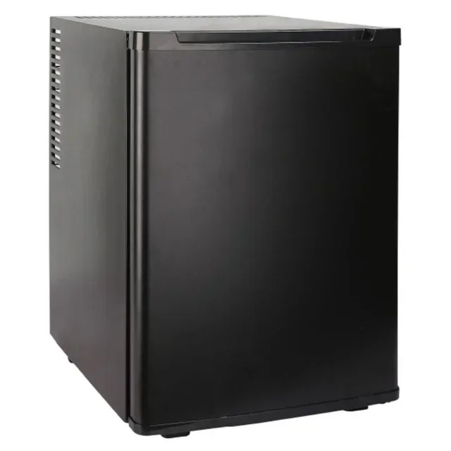 30L Undercounter Bar Fridge with Solid Door - Black