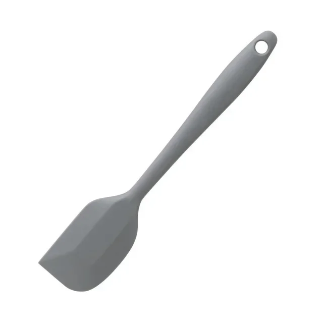 Mini Grey Silicone Spatula High Temperature - Length 20.5 cm