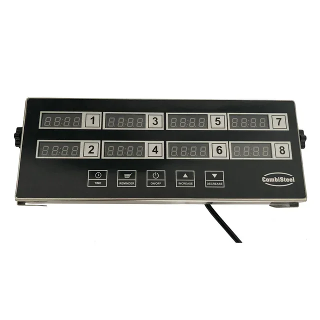 Temporizador de Cocina Digital 8 Canales Programable