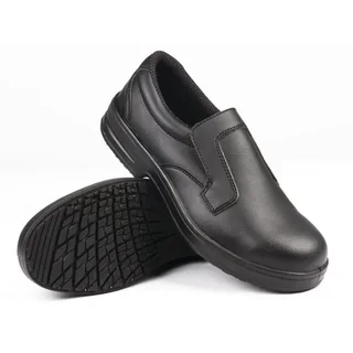 Zapatos de Seguridad Tipo Mocasín Negros - Talla 39
