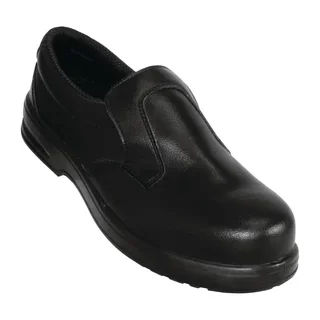 Zapatos de Seguridad Tipo Mocasín Negros - Talla 43