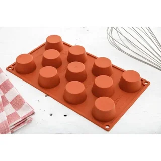 11 Mini Muffin Mold Silicone Formaflex Non-Stick