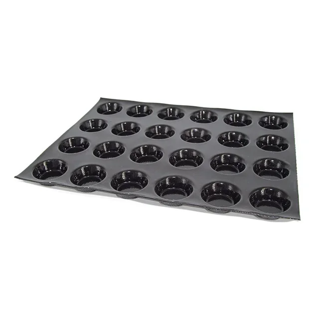 48 Mini Round Tartlet Mould - 48 mm Diameter - Coated Steel