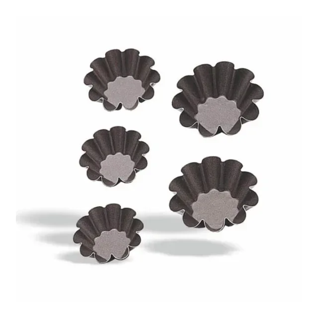 Stampo per Brioche Acciaio 10 Lati Diametro 8 cm