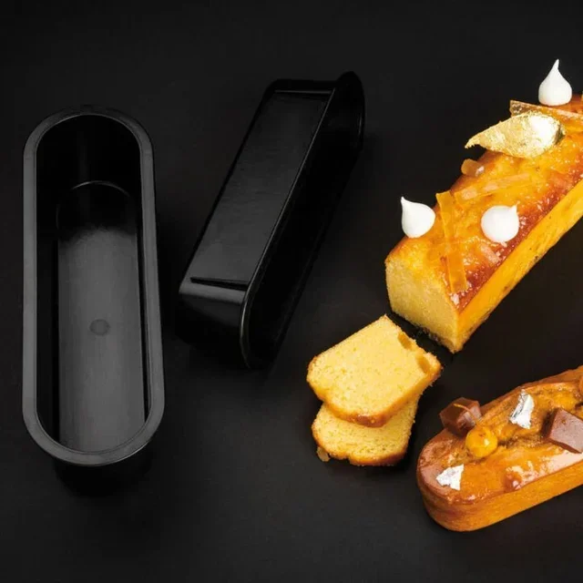 Stampo per Torta Rettangolare Oblongo - 18 cm x 4,5 cm