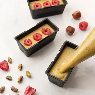 Rectangular Cake Mould - 90 x 40 mm - Pack of 6 Pieces