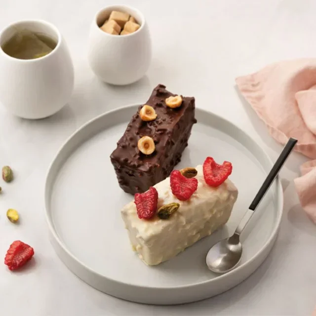 Rechteckige Kuchenform - 90 x 40 mm - 6er Pack